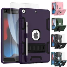 Case For iPad 9th Generation 10.2" Shockproof Heavy Duty Cover Screen Protector