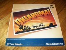 OKLAHOMA 2-Laserdisc LD SET VERY GOOD CONDITION VERY RARE GREAT FILM MUSICAL 