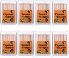 800 Pcs Cinnamon Toothpicks with 8 Boxes Wooden Toothpick for Adult