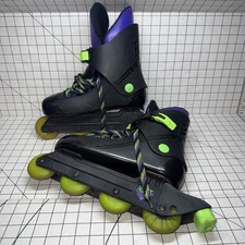 Vtg Variflex Inline Rollerblades City Heat Xp Sz 7