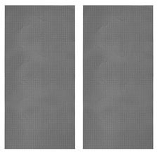 PC Fan Dust Mesh 39.4"x19.7" 1.5mm Hole, 2 Pcs Dust Filter Black