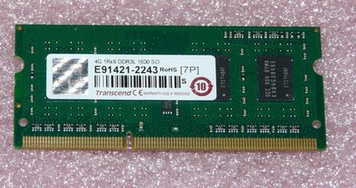 4GB DDR3L-1600 SO-DIMM PC3L-12800 Transcend Notebook Arbeitsspeicher 204-pin