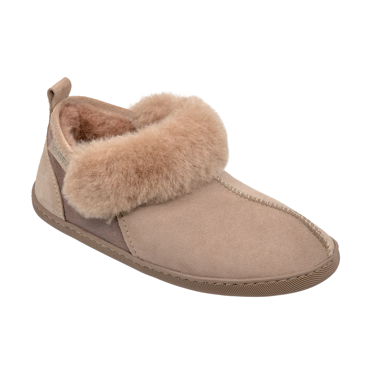 Chaussons D'hiver En Cuir Et Peau De Mouton Vanuba Kalahari – Gris Douillet Pour Femmes – Taille 36 à 42