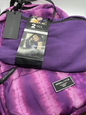 Kendall & Kylie Two Backpacks PacSun Packable Set of Two Purple Tie Dye and Pink Kendall + Kylie 2 Pack Purple Tie Dye Backpack New with Tags  main image 3