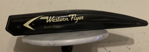 Vintage Western Flyer Special edition Bicycle Horn Tank 1950s 21 1/2 Inches Long