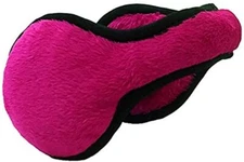 180s Women's Lush Fleece Behind-The-Head Collapsible Ear Warmers Earmuff NEW!
