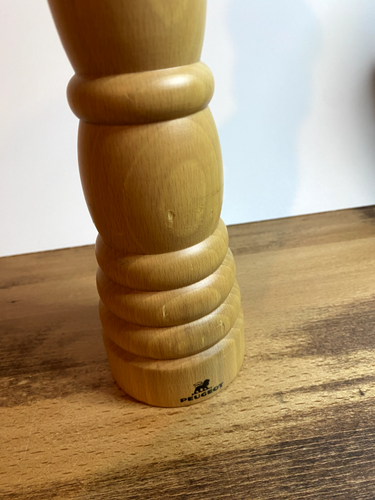 Peugeot 13" Natural Wood Pepper Mill Grinder - Made In France • Royale MP 33cm - Picture 5 of 5