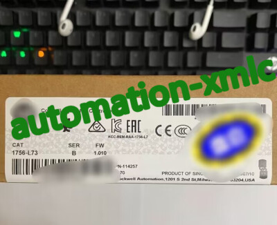 1756-L73 /B New ControlLogix Logix5573 Processor 8 MB FRN. 1.010 DHL