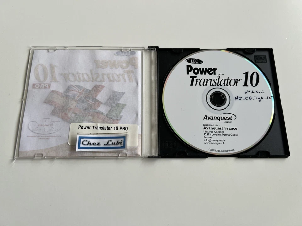 Avanquest - LEC Power Translator 10 Pro - PC - FR - Avec Clé - 2006 - Image 3 of 3