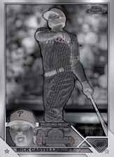 [DIGITAL] Topps Bunt - Nick Castellanos - Topps Chrome 23 S1 - Black White Base