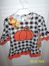 Halloween Baby Girl's 18 Months Pumpkin Dress New With Tag