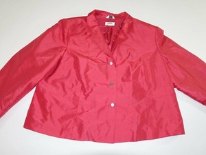 silk silk red coat