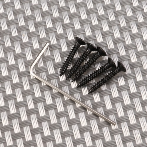 Fixed Bridge Guitar Tailpiece Hardtail Saddle with Wrench Electric - Imagen 7 de 11