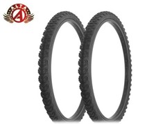 2 ALTA BICYCLE Performance Wire Bead DURABLE 26 x 2.00 MTB KNOBBY Rough Tires.