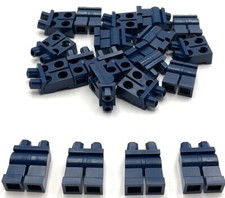 Lego 20 New Dark Blue Pants Legs Plain Parts
