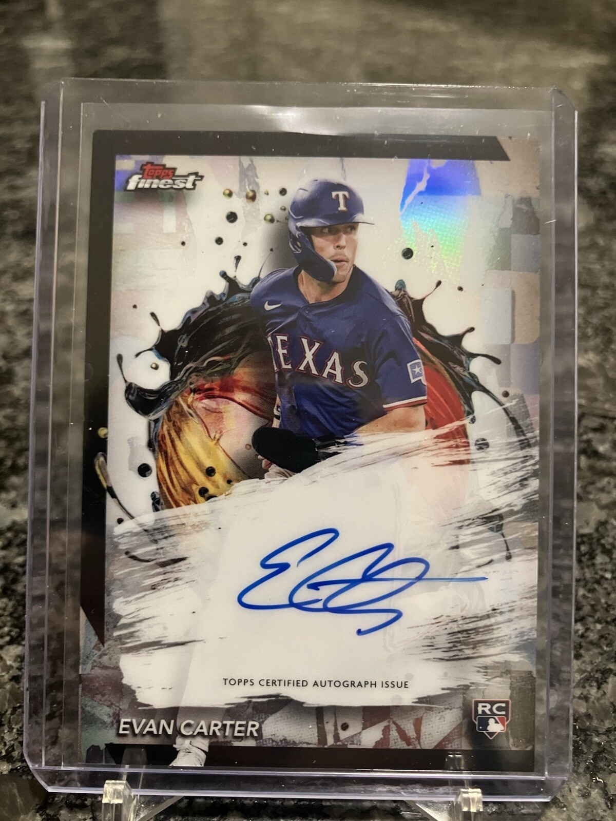 2024 Topps Finest - Finest Autographs #FA-EC Evan Carter (AU, RC)