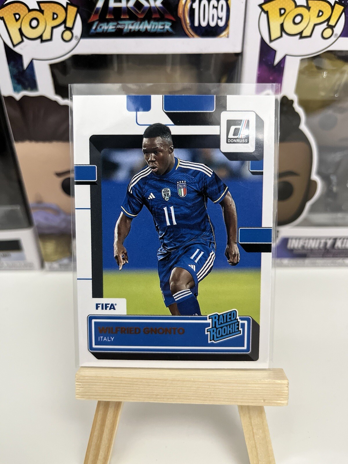 2022-23 Donruss Soccer Optic Rated Rookie Wilfried Gnonto RC #183 Italy
