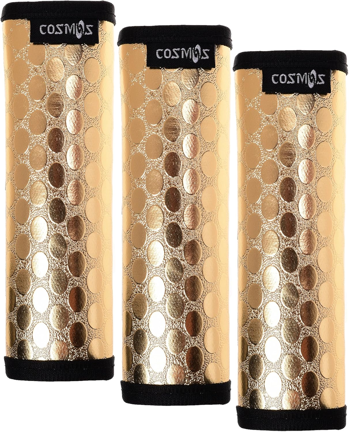 Pack of 3 PU Leather Luggage Handle Wrap Handle Grip Luggage Identifier for Trav