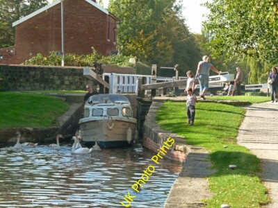 Foto 6x4 Sperrung Retford Stadtschleuse Der Chesterfield Kanal wurde gebaut c2015