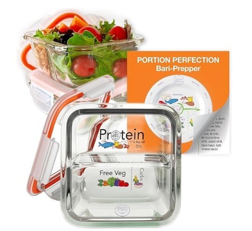 Bari-Prepper Portion Perfektion Bariatrische Must Haves Mahlzeit Vorbereitung Behälter