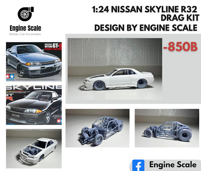 1/24 tamiya Nissan Skyline GTR R32 DRAG KIT