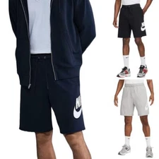 Nike Men's Shorts French Terry Alumni Nike Club Casual Cut Swoosh Logo Shorts
