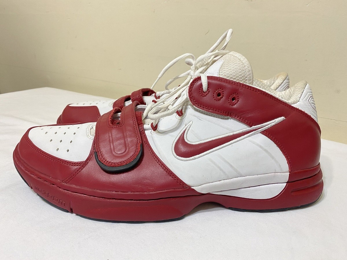 2007 Nike Zoom Kobe Trainer Race Horse Red White Sneakers  display picture 3