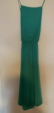 ASOS Strappy Open Back Green Dress (PRE-LOVED) Size 14