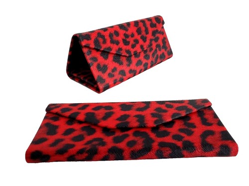 Furry Zebra Print Leather Soft Eye Glasses or Sunglasses  display picture 2