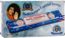 12pk - Satya 15g Nag Champa Incense Sticks premium quality incenses sticks