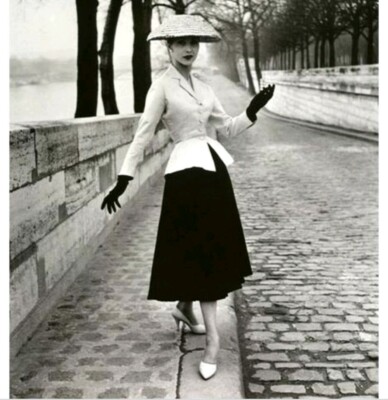 Dior New Look Iconic Fashion greeting card square folded 15cm  blank 