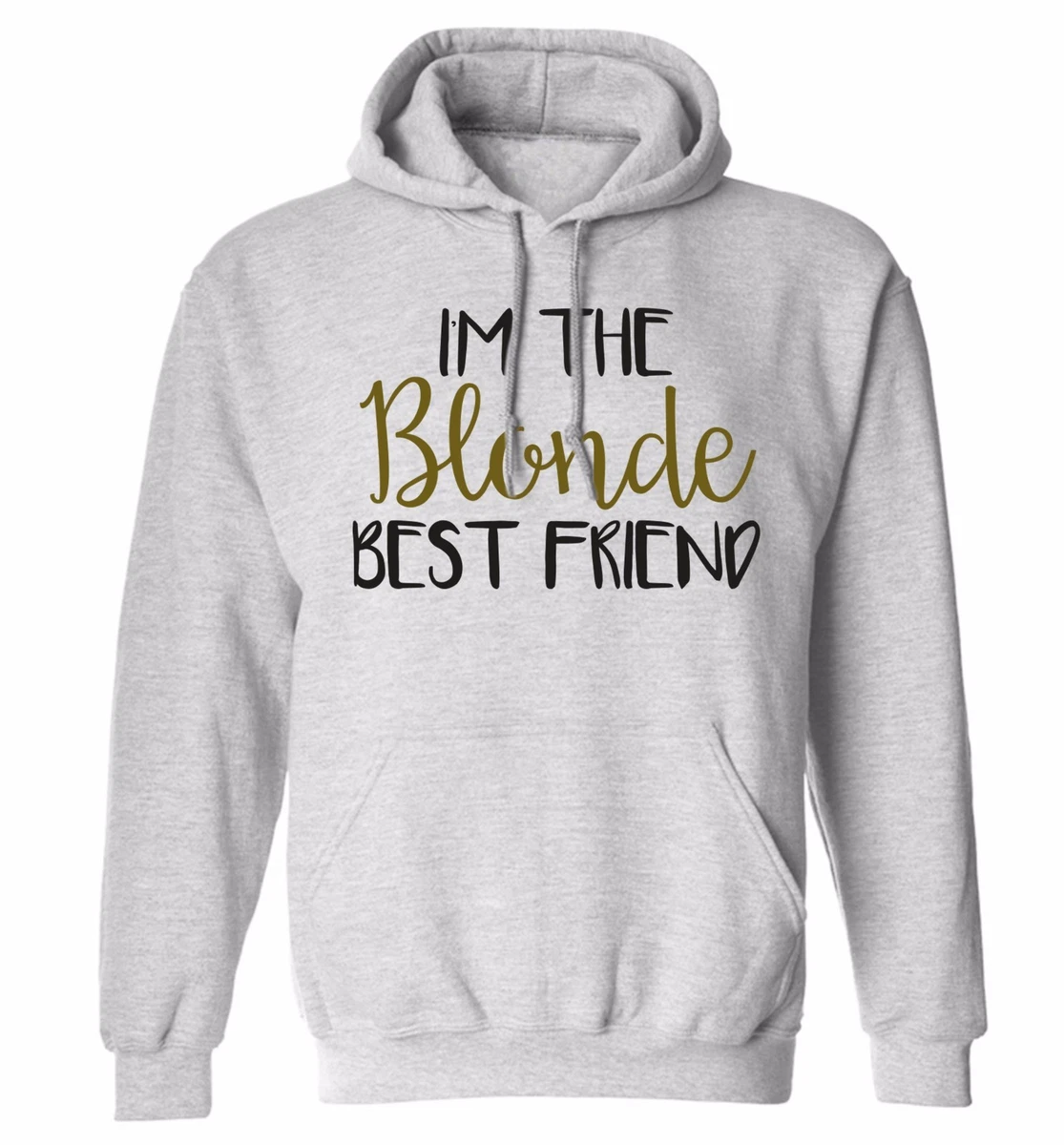 blonde best friend hoodie sweater BFF bestie matching birthday