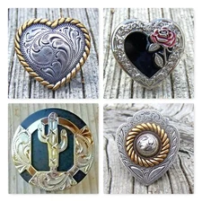 Scarf SLIDE Wild Rag Western Cowboy Slide Cowgirl Buckaroo Bandana Concho 