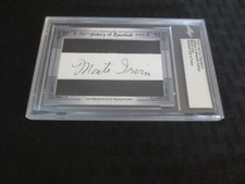 2014 Leaf Cut Signature History of Baseball Monte Irvin HOF Autograph  Beckett
