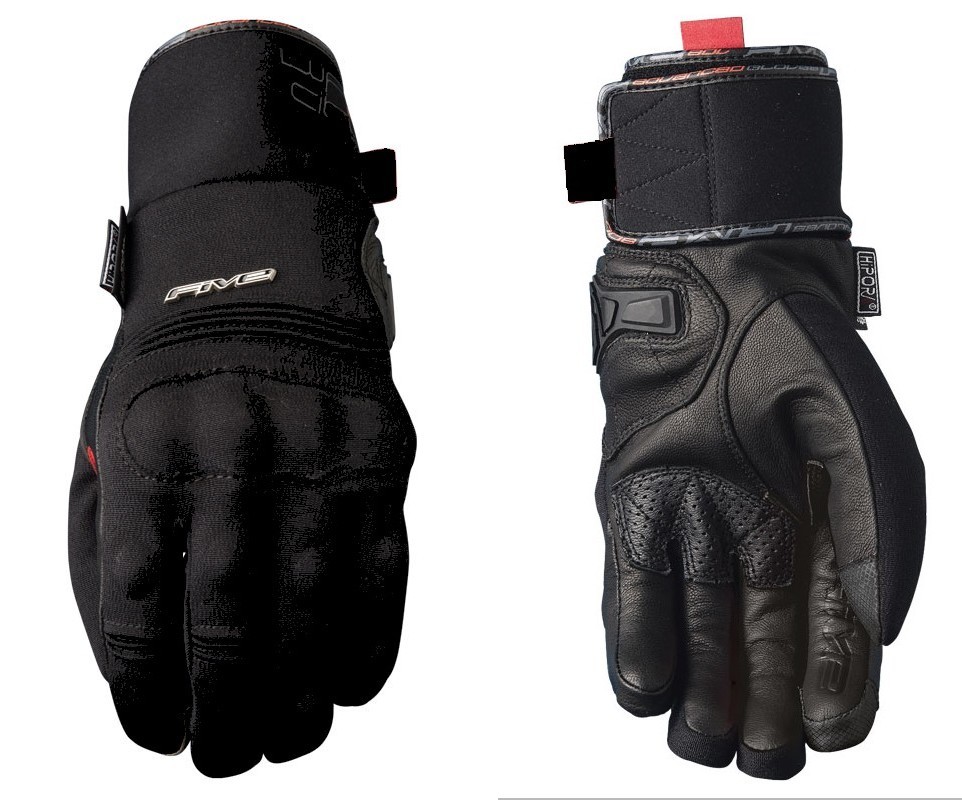 Gants moto FIVE WFX City Short cuir homme pour garder les mains au sec