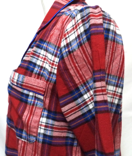 Soft Surroundings flannel plaid Coziest Sleep pajama top NEW NWT Size Medium Md - Picture 9 of 14