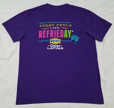 Bush's Best Cocina Latina Mexican Beans shirt LARGE L bushs baked bean refired