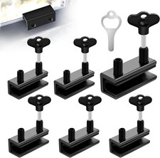 4/6 Sets Security Window Locks with Keys for Vertical Horizontal Sliding Windows