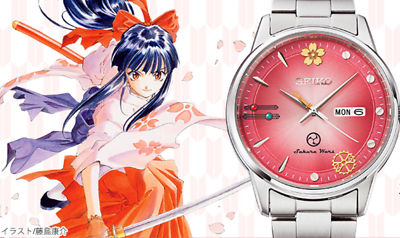 Sakura Wars x Seiko 25th Anniversary Official Watch with Sakura Wars x Seiko 25th Anniversary Official Watch with