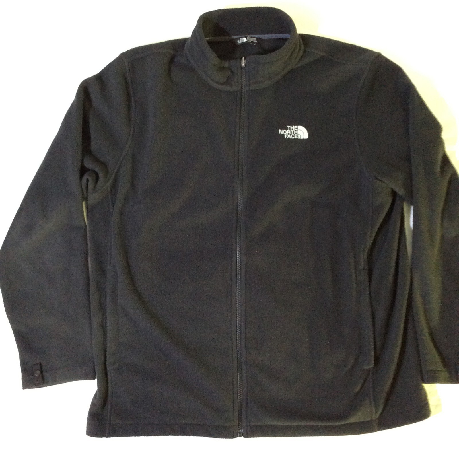 The North Face Men's XL Black Full Zip Fleece Jacket with Pockets