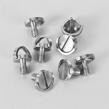 8PCS 1/4"inch Screw Adapter D-Ring Lot Kit for Tripod Camera Quick Release Plate