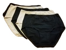 NEW Women's High Rise Lace Comfortable Brief Underwear 5 Pack Small