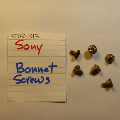   SONY STR-313 STEREO RECEIVER   WOOD METAL COVER SCREWS   