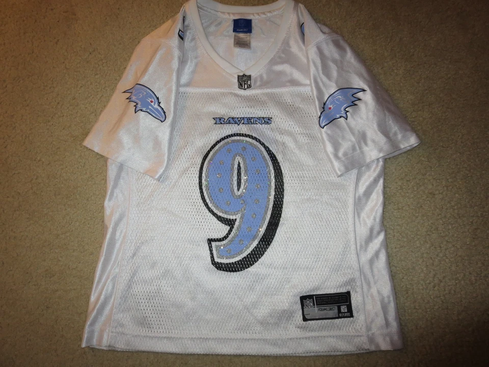 Camiseta Steve McNair #9 Baltimore Ravens NFL Reebok para mujer SM S Foto 3 de 4