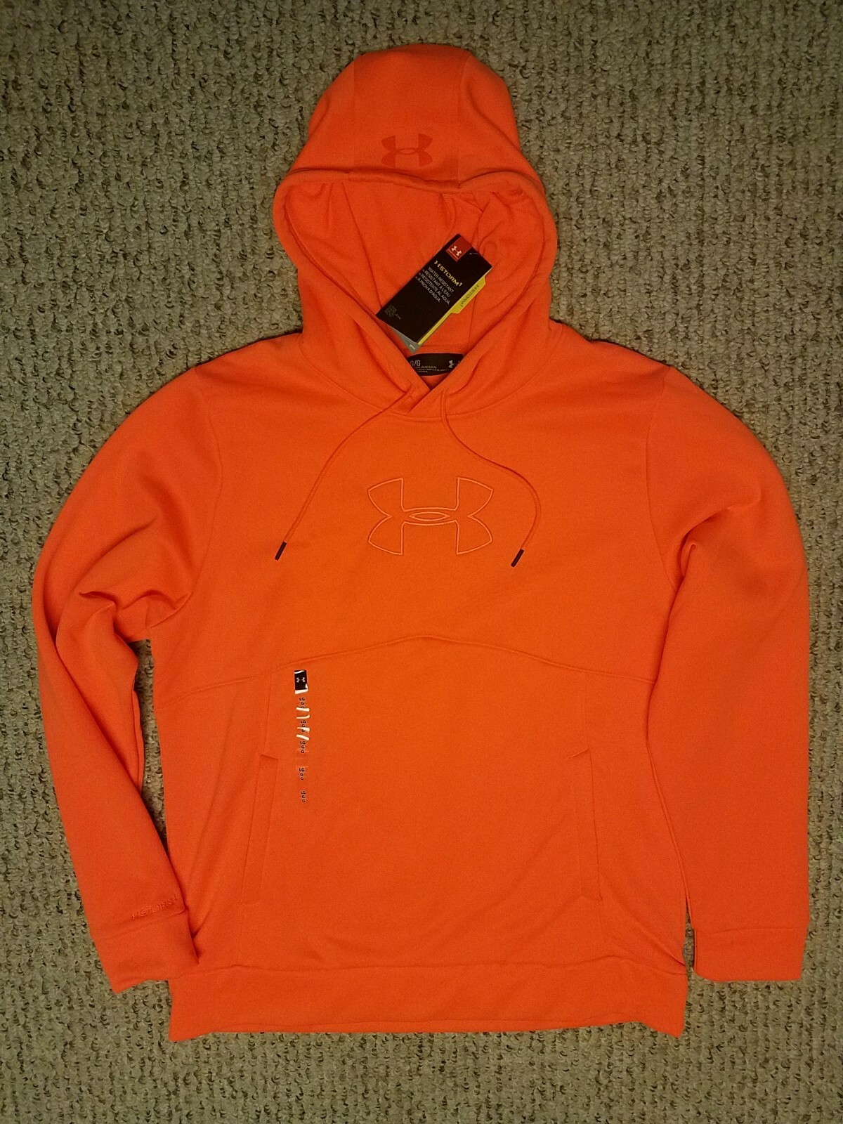 under armour blaze orange jacket