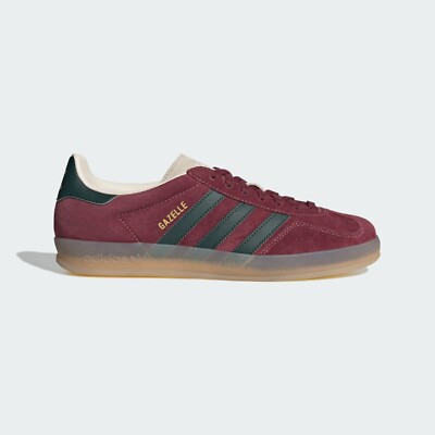 adidas gazelle silver green womens adidas Gazelle Indoor Mens Lifestyle Shoes (Shadow Red/Green/Wonder White)