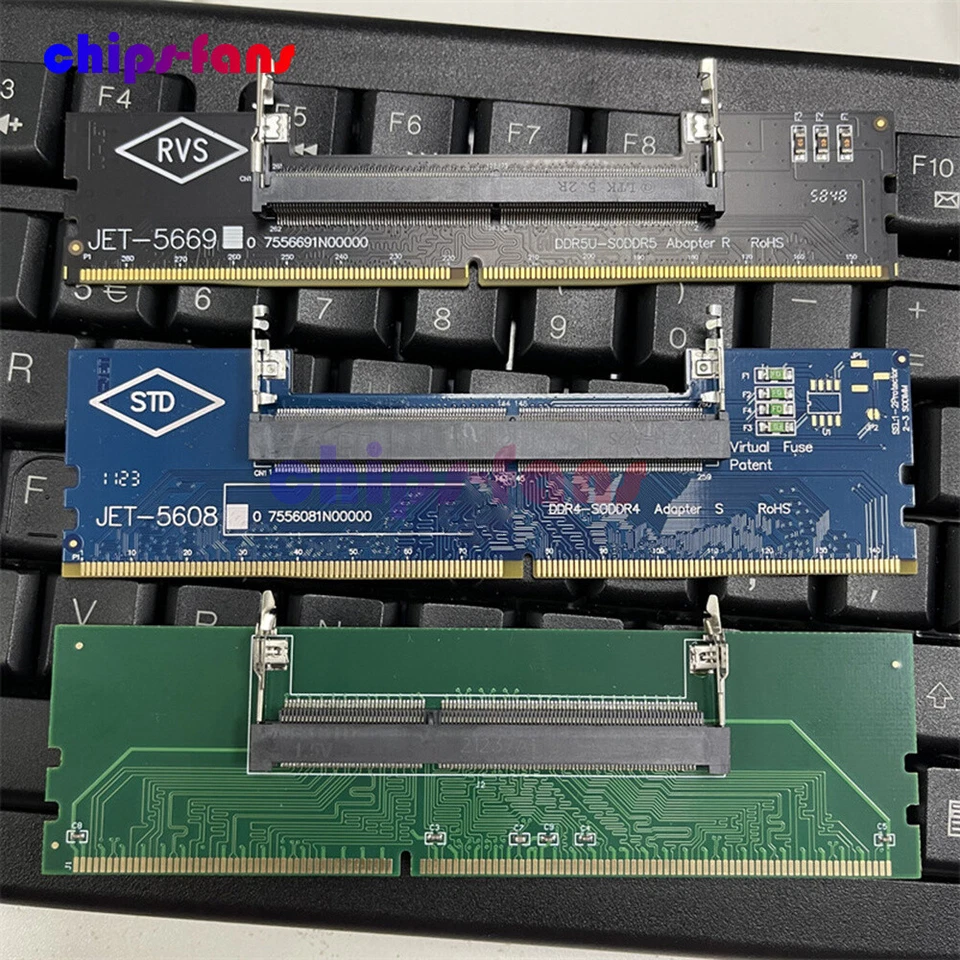 DDR3 DDR4 DDR5 Laptop to Desktop Memory Adapter Card SO-DIMM To PC DIMM Card - Image 3 of 4
