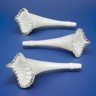 FENTON SILVER CREST EPERGNE HORN PRE LOGO