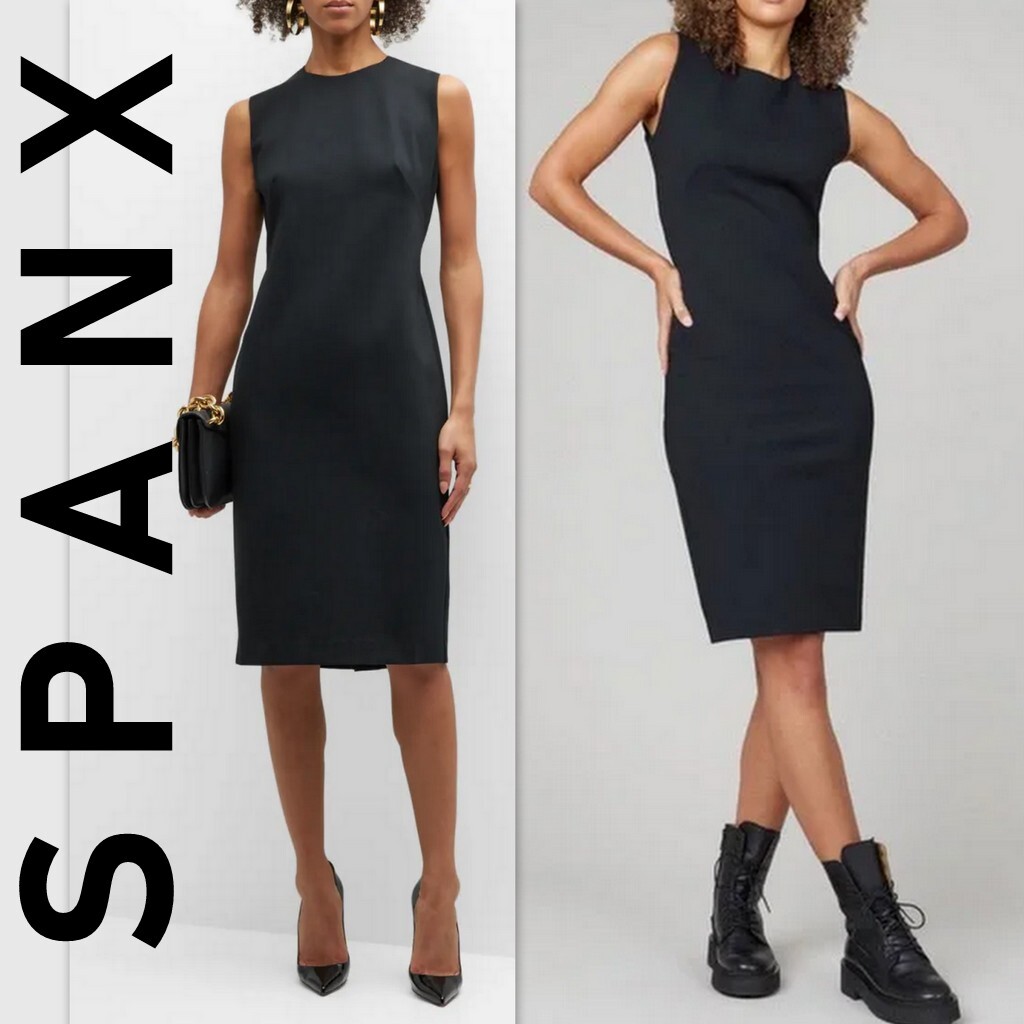 Spanx Women's The Perfect Sheath Dress in Black Spanx Women's The Perfect Sheath Dress in Black