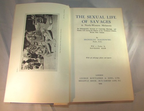 Bronislaw MALINOWSKI Sexual Life of Savages In North-Western Melanesia 1929 1st - Picture 2 of 4